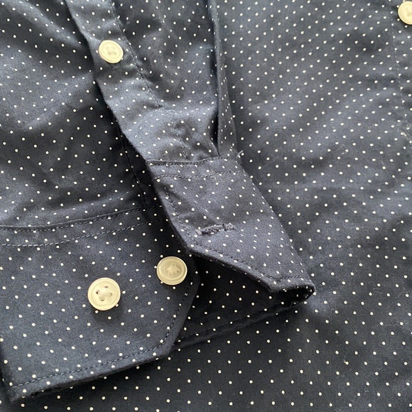 Navy Blue H&M Button Down size M - Picture 3 of 3